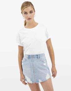 Tally weill jeans mini skirt size xs s front zip