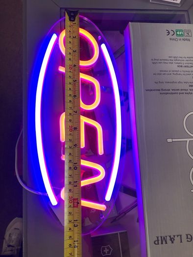 OPEN Neon LED Sign Business Shop Caffe Office Restaurant Take Away