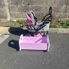 doll buggy & cot
