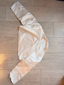 Open Front Satin Shawl