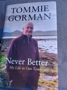 Tommie Gorman signed autobiography