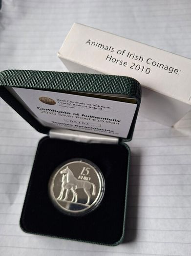 irish silver proof coin
