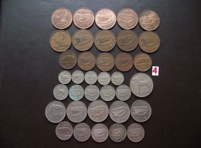 Lot of 36 Irish coins (1940-1968)