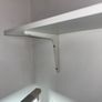 Ikea White Shelf with Brackets Image 3