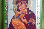 Vintage  Icon of Our Lady