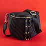 Black And Cream Bumper Bag Image 3