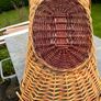 Wicker log basket. 27in long Image 5