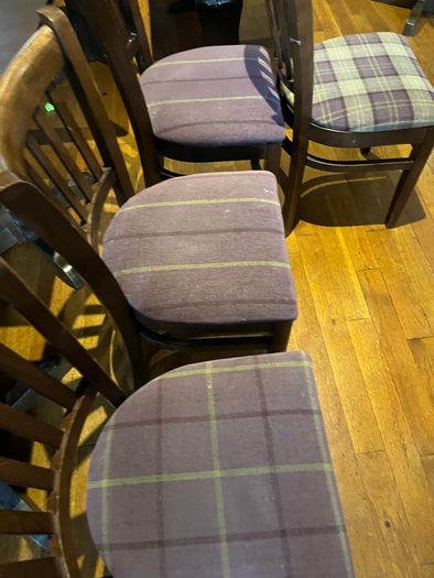 restaurant/pub tables and chairs