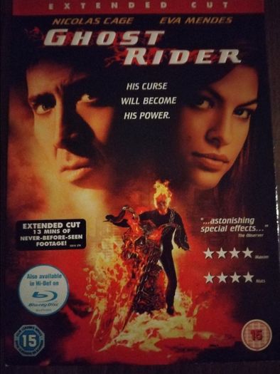 Ghost Rider Extended Cut DVD