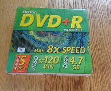 Octron DVD + R Recordable Discs x 4 for Sale