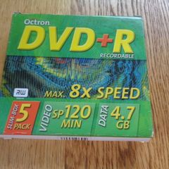 Octron DVD + R Recordable Discs x 4 for Sale