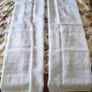 Curtains Tab Top Transparent  5 SETS  137x140cm   White Image 2