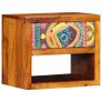 Bedside Cabinet Brown 40 x 35 x 35 cm Image 2