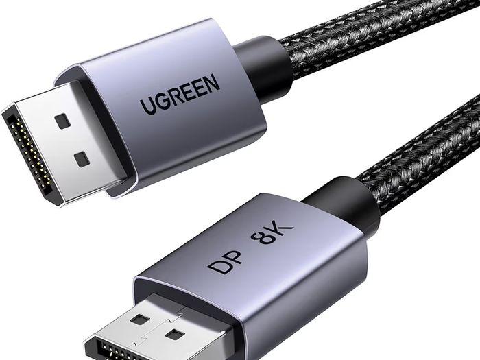 UGREEN DisplayPort Cable 8K@60Hz 9.9FT [VESA Certified] Braided DP 1.4 Display Lead Support 4K@240Hz, 2K@240Hz 32.4Gbps, HDCP 2.3, HDR, FreeSync&G-Sync, 3D Compatible with Gaming Monitor PC HDTVs (3M)