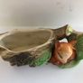 Vintage Eastgate Pottery Fauna Posy Holder Ceramic Ornament Image 3