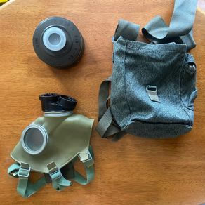 Gas Mask Prop with Bag