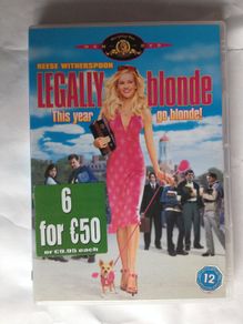 Legally Blonde [2001] Reese Witherspoon, Luke Wilson, Selma Blair, Matthew Davis, Victor Garber, Ali Larter, Jennifer Coolidge & Raquel Welch [Movie DVD]
