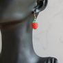 Handmade Beaded Cute raspberry earrings Image 3