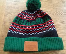 Heineken Winter Bobble Beanie Hat for Sale