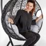 New Garden Rattan Hanging Swing Egg Chairs / Delivery Image 9