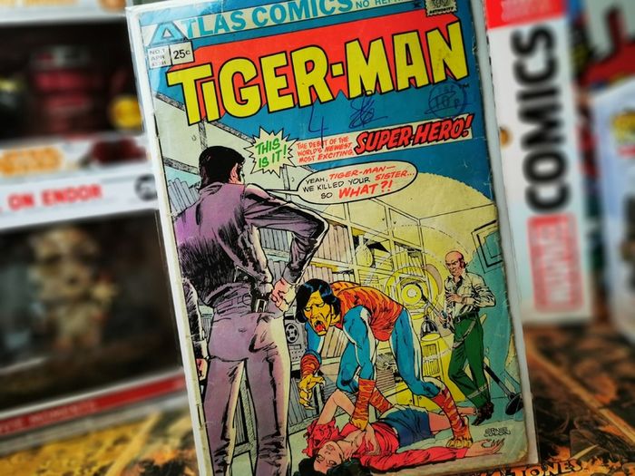 Tiger-man ! FIRST ISSUE ! Origin of Tiger-man ! Bronze Age Comic from 1975 ! by Atlas Seaboard !