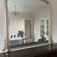 Large over mantle mirror