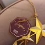 Contempory gold star christmas wreath Image 4