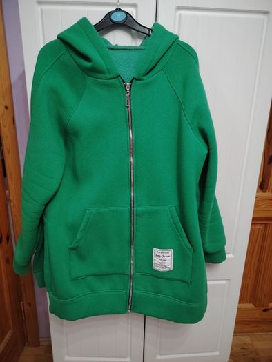 Green Long Sports Hoodie Size 14-16