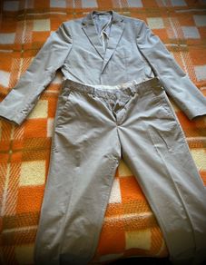 Zara - Beige/Khaki Mens Suit - Large