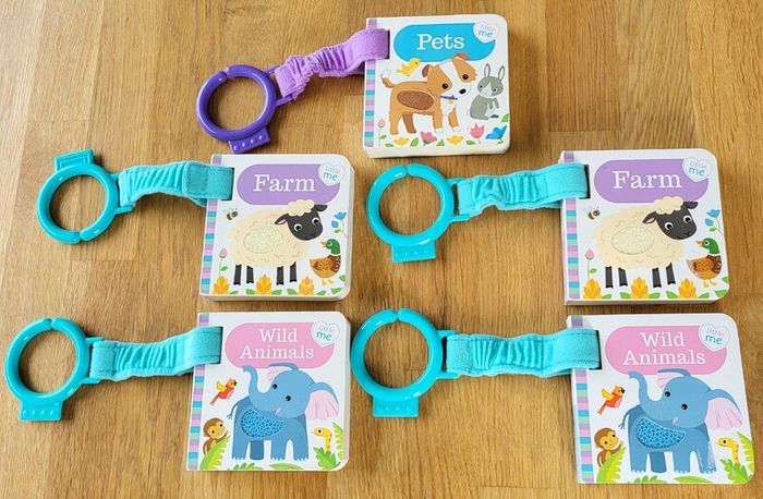 baby tactile books, 5 for 18