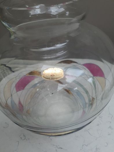 Large Vintage Clarenbridge Glass Vase