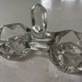 Retro / Vintage / Antique Glass Salt / Pepper/ Condiments Set Image 2