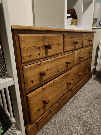 Chest of drawers and Bedside Locker