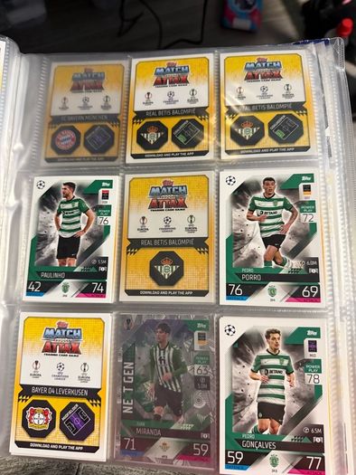 football cards + binders (offers Welcome )