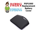 PSP1000 Replacement Back Battery Cover Fat Rear Door PSP 1000 Series Black