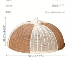 large tray with food cover