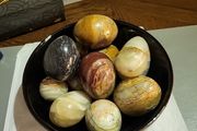Eggs quartz agate 10 euro each