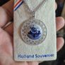 Vintage Dutch Necklace with Windmill Image 7