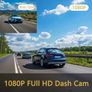 Dash Cam Front & Rear with Suction Cup Mount, Front 1080P & Rear 720P Car DVR Image 3