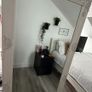 Large white antique style lean to mirror Image 2