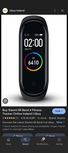 smart watch Xiaomi Mi Smart Band 4