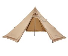 Hot Tent for 4 Persons, Portable Winter Tipi Tent with Stove Jack, Waterproof Camping Tents