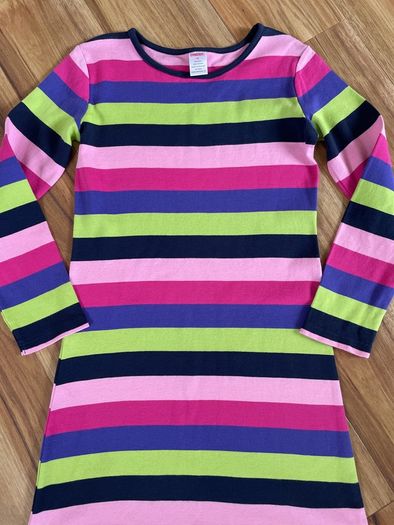 Gymboree candy stripe dress age 10 like new!