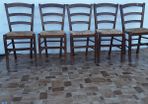 10 Italian beach and straw Paesana chairs