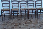 10 Italian beach and straw Paesana chairs