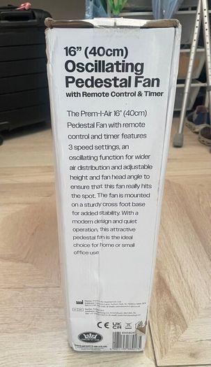 Pedestal Fan with Remote