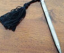 Antique 1924 Sterling Silver Pocket Pencil Casing - Peaky Blinders / 1920s Jazz Age Era