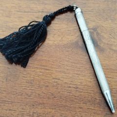 Antique 1924 Sterling Silver Pocket Pencil Casing - Peaky Blinders / 1920s Jazz Age Era