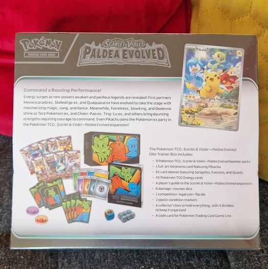 Pokemon Scarlet and Violet Paldea Evolved ETB (free shipping)