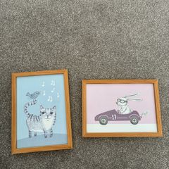 2 x nursery pictures